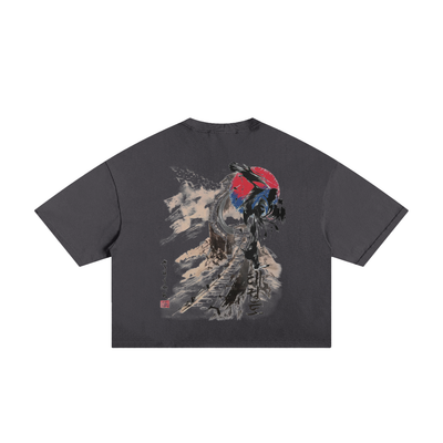 Classic Frayed Boxy Tee - 250 GSM