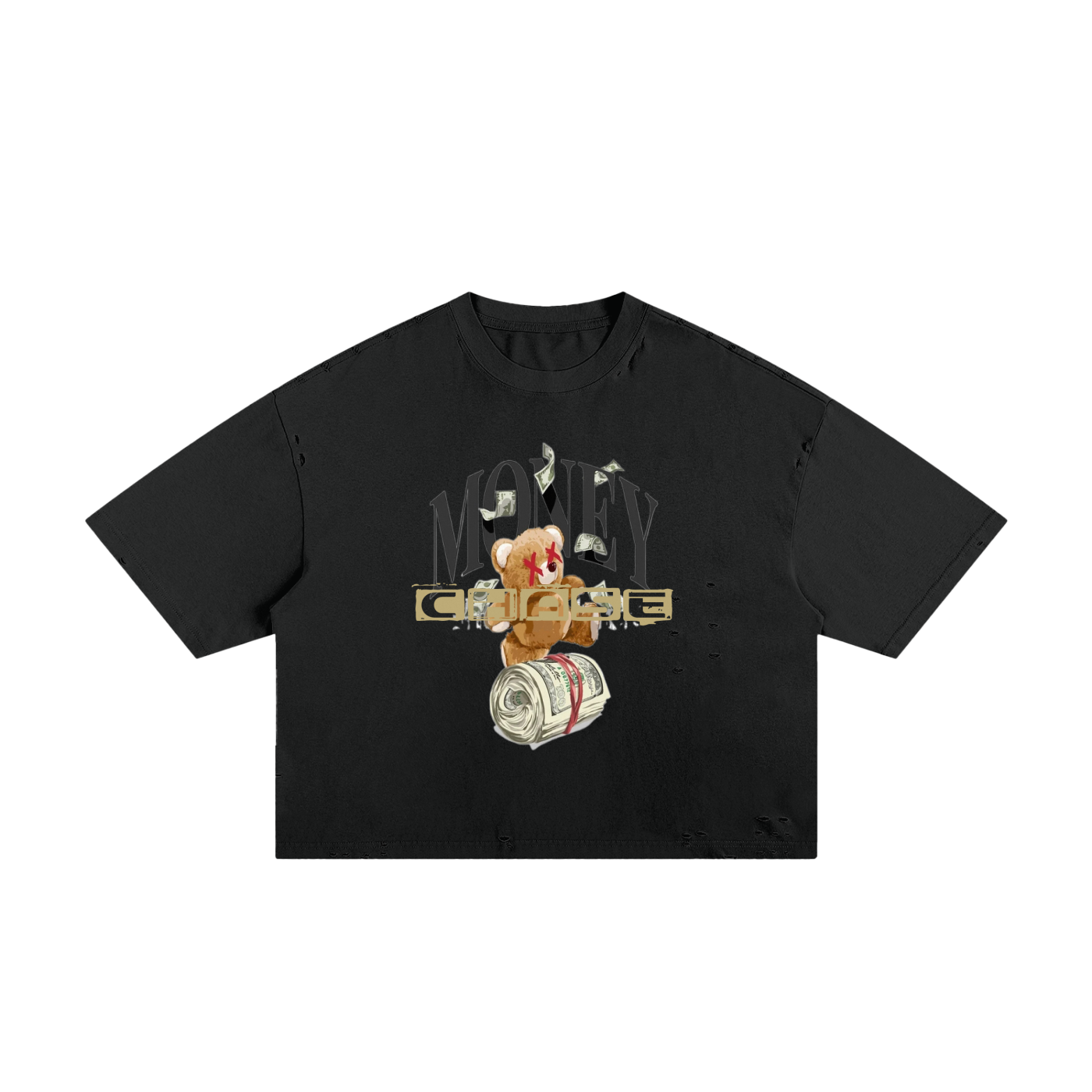 Classic Frayed Boxy Tee - 250 GSM